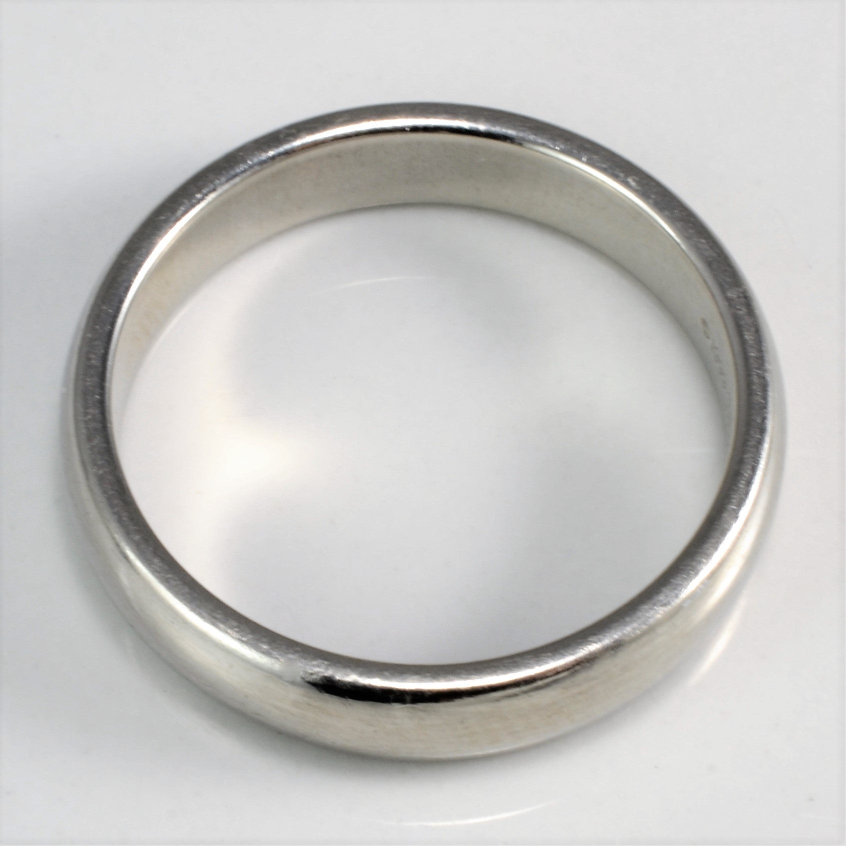 Tiffany & Co. Platinum Wedding Band Ring - Size 9.25 - Perfect for Engagement, Anniversary & Luxury Gifts