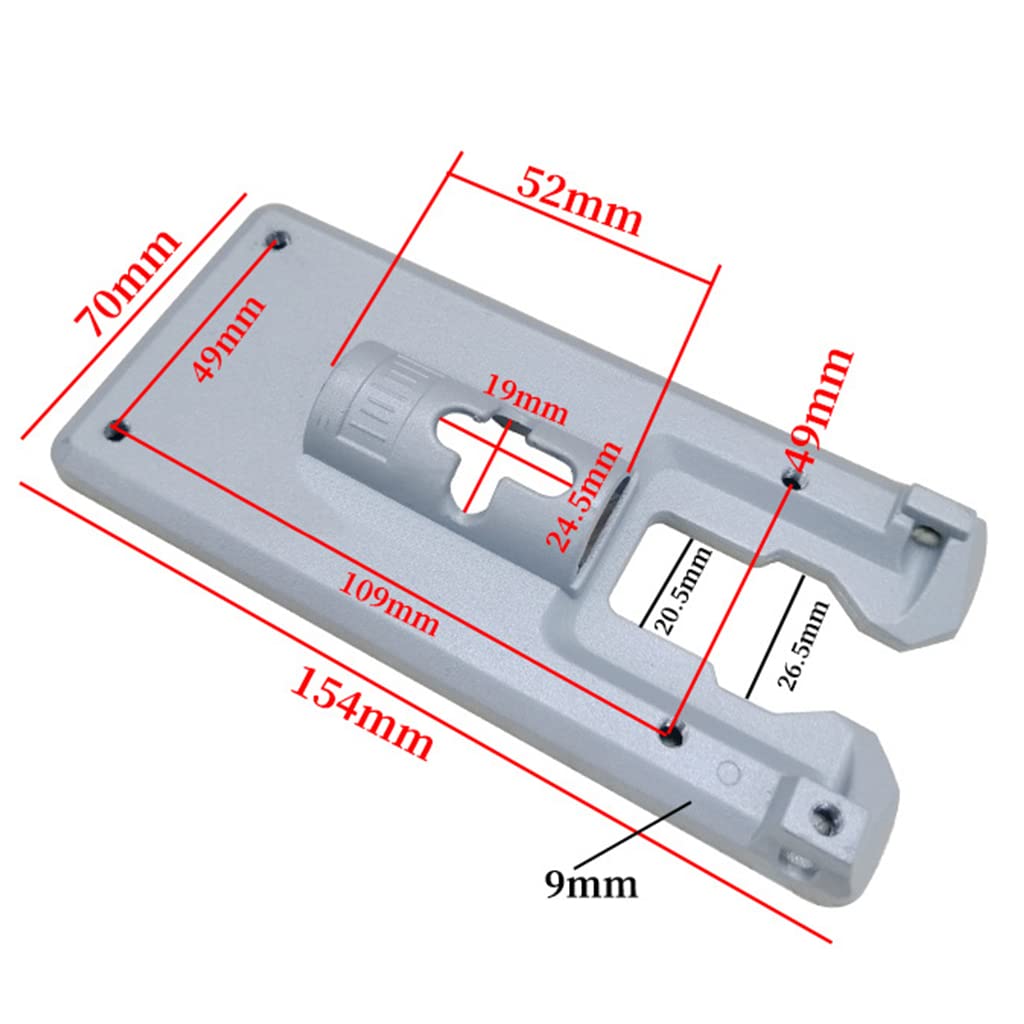 ROYALEAD Aluminum Jig Saw Base Plate for Bosch 4304 - Durable Power Tool Accessory with Easy Installation for Woodworking & DIY Projects