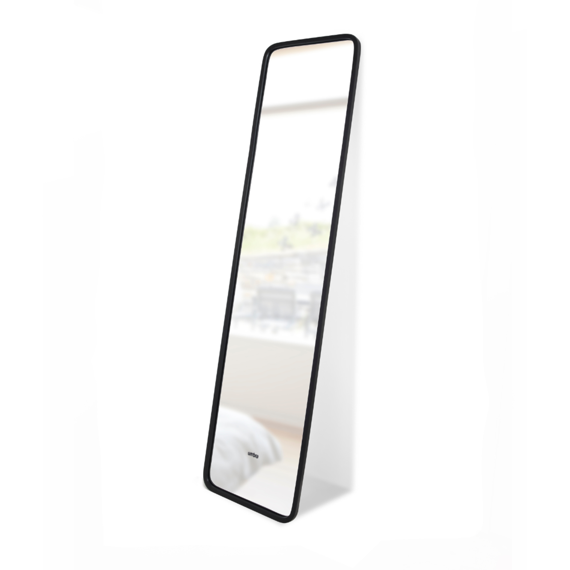 Full Length Leaning Mirror with Adjustable Tilt - Modern Floor Mirror for Bedroom, Living Room & Entryway - Perfect for Outfit Checks, Home Decor & Selfies