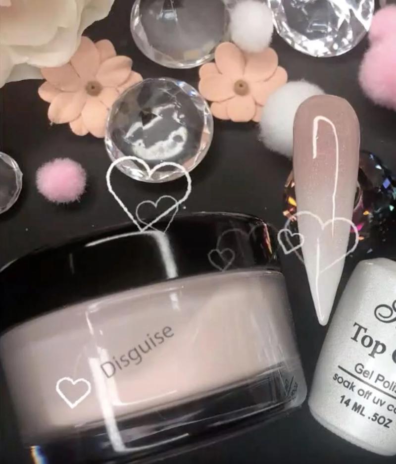 Glistening Pink Acrylic Nail Powder - Professional Salon Quality Dip Powder for Long-Lasting Manicures | Perfect for Nail Art, DIY Home Nails & Special Occasions
