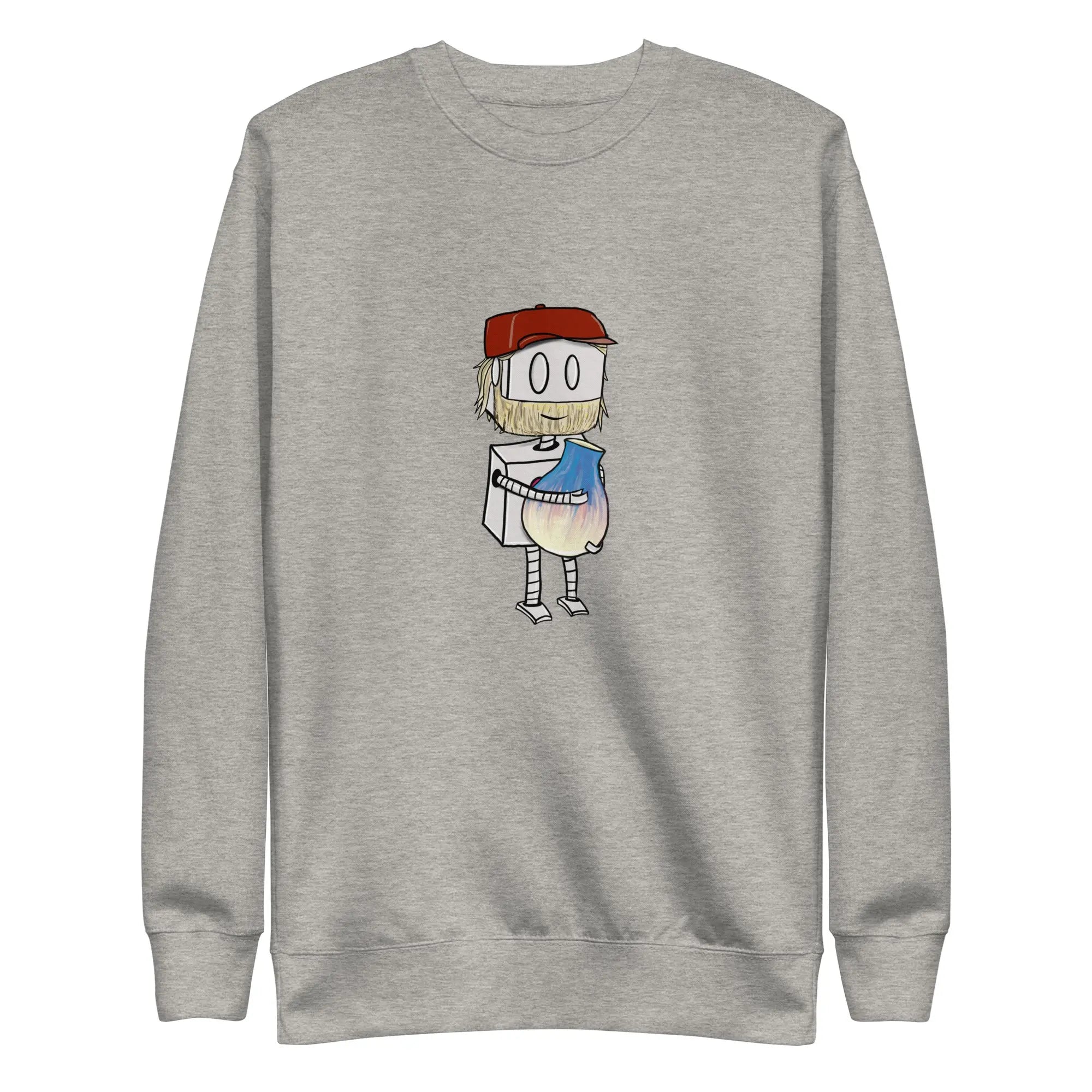 Adorable Potter Robot Unisex Crewneck Sweatshirt - Dan's Version | Cute Graphic Pullover for Men & Women | Perfect for Casual Wear, Cosplay & Harry Potter Fan Gifts