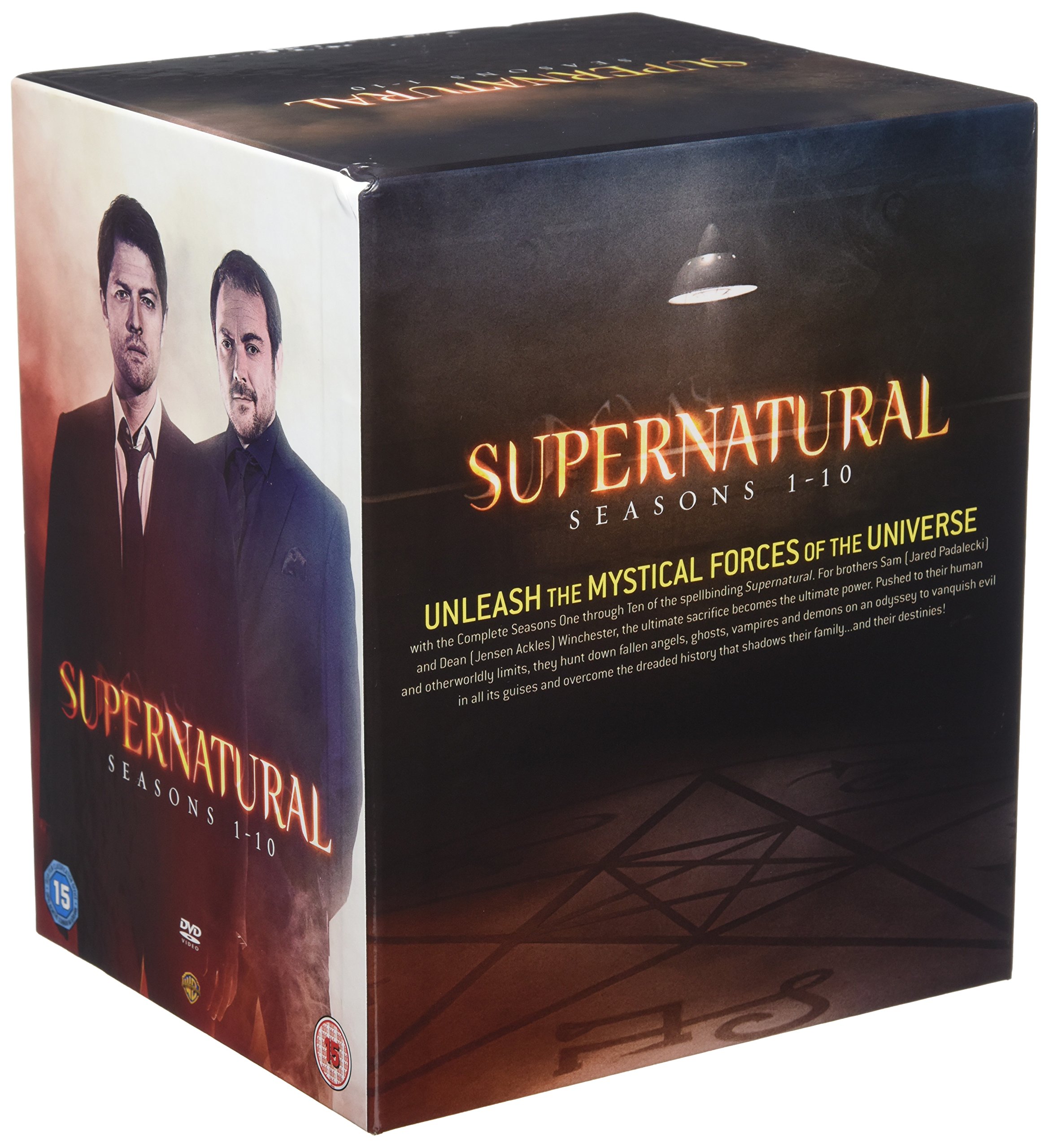 Supernatural Seasons 1-10 Complete DVD Box Set (2016) | TV Show Collection for Supernatural Fans & Horror Drama Lovers | Perfect for Binge-Watching Nights and Gift Giving