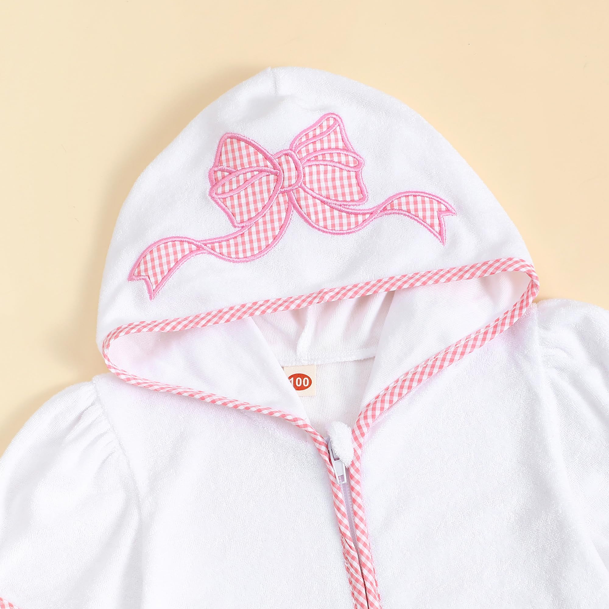Toddler Swim Cover Up for Boys & Girls - Terry Cloth Hooded Zip-Up Beachwear | Perfect for Summer, Pool & Beach Outings
