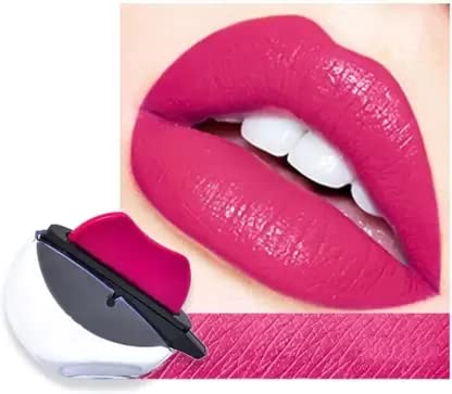 Long Lasting Waterproof Matte Lipstick - Pink Lip Shape Lipstick for All-Day Wear, Kiss Proof & Smudge Resistant | Perfect for Parties, Dates, and Everyday Makeup Looks