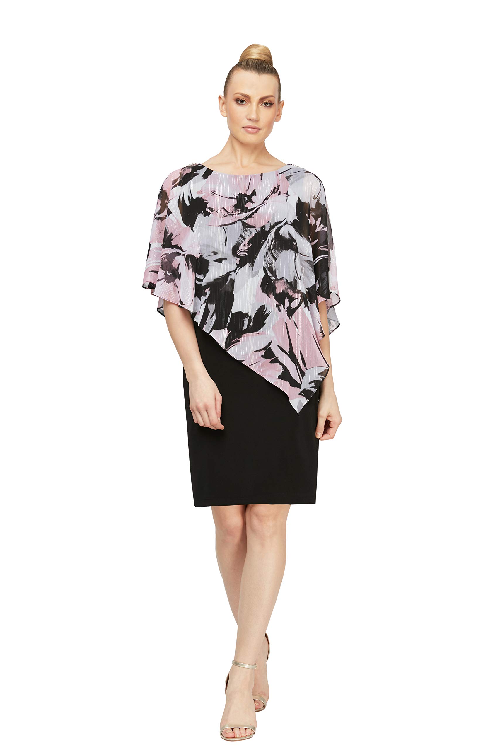 Plus Size Short Popover Cape Dress for Women - Stylish & Comfortable Casual Wear for Outings, Parties & Office | S.L. Fashions