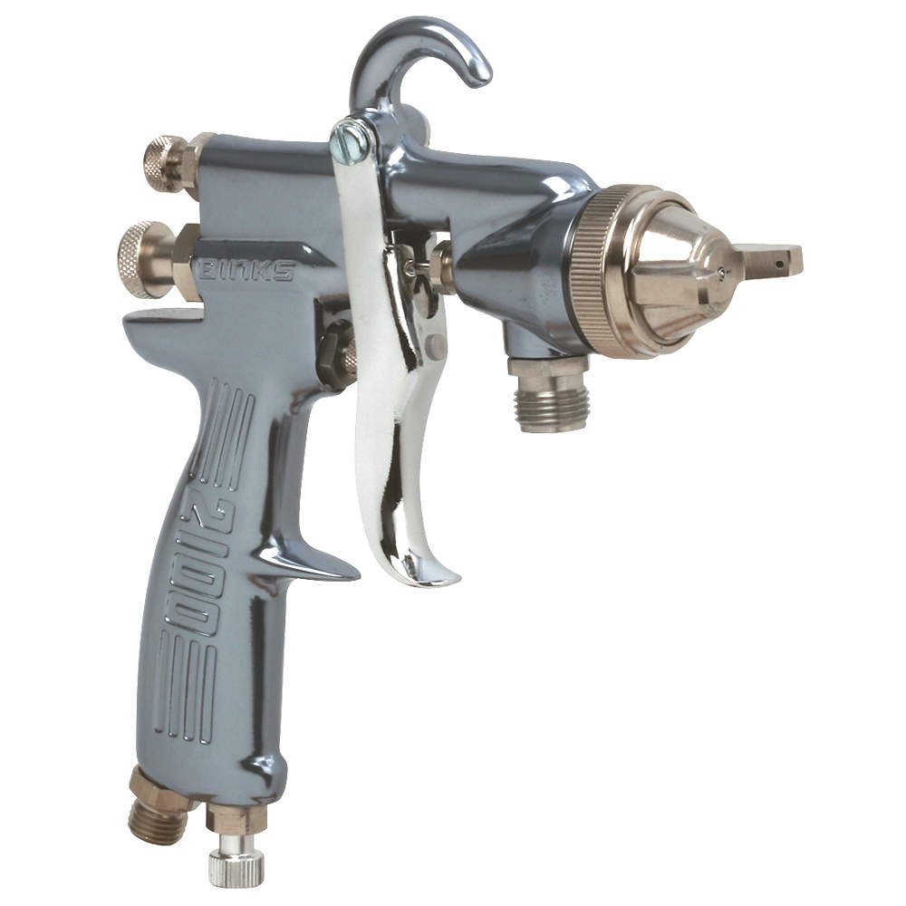 Professional Siphon Feed Conventional Spray Gun - 0.070 Inch Nozzle for Automotive Painting & DIY Projects | Perfect for Car Bodywork, Furniture Refinishing & Home Improvement