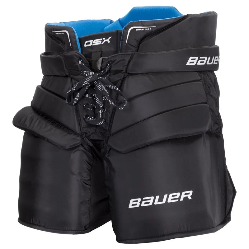 Bauer GSX Goal Pant Junior Hockey Pants - Black | Youth Ice Hockey Protective Gear for Goalies | Perfect for Practice & Games