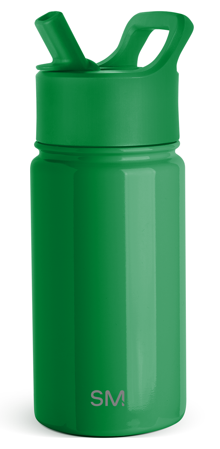 Summit Kids Water Bottle with Straw Lid - BPA Free, Leak Proof, Insulated Stainless Steel Bottle for School, Sports & Outdoor Activities