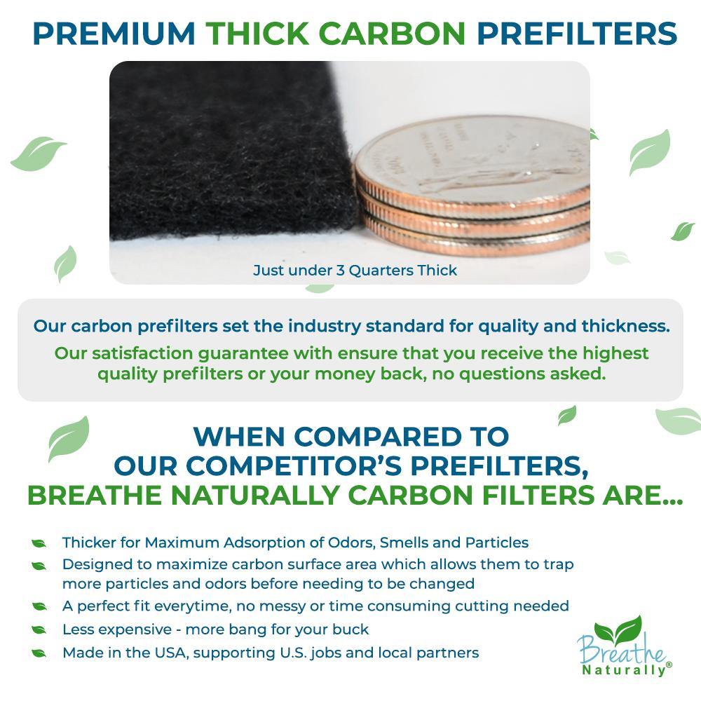 Universal Cut-to-Fit Carbon Pre Filter 12
