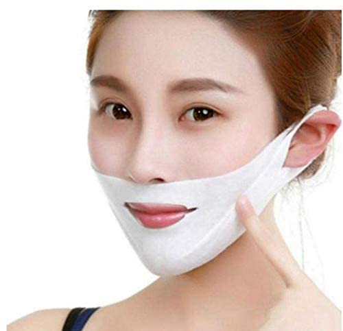 APURK V-Shape Facial Slimming Gel Mask - Double Chin Reducer & Contour Lifting Treatment for Women & Men | Firming, Moisturizing & Skin Tightening | Face Care for Shaping & Anti-Aging | Perfect for Daily Skincare Routine & Spa Night (1 Pack)