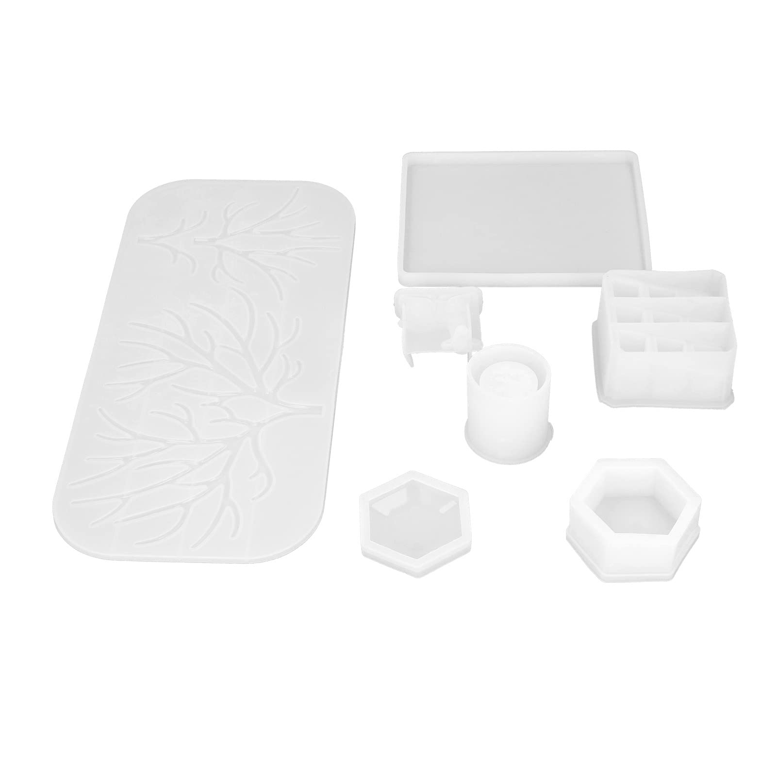 Premium Silicone Resin Deer Molds - Flexible, Corrosion-Resistant Makeup Display Trays for Christmas Decorations, DIY Crafts, and Holiday Baking