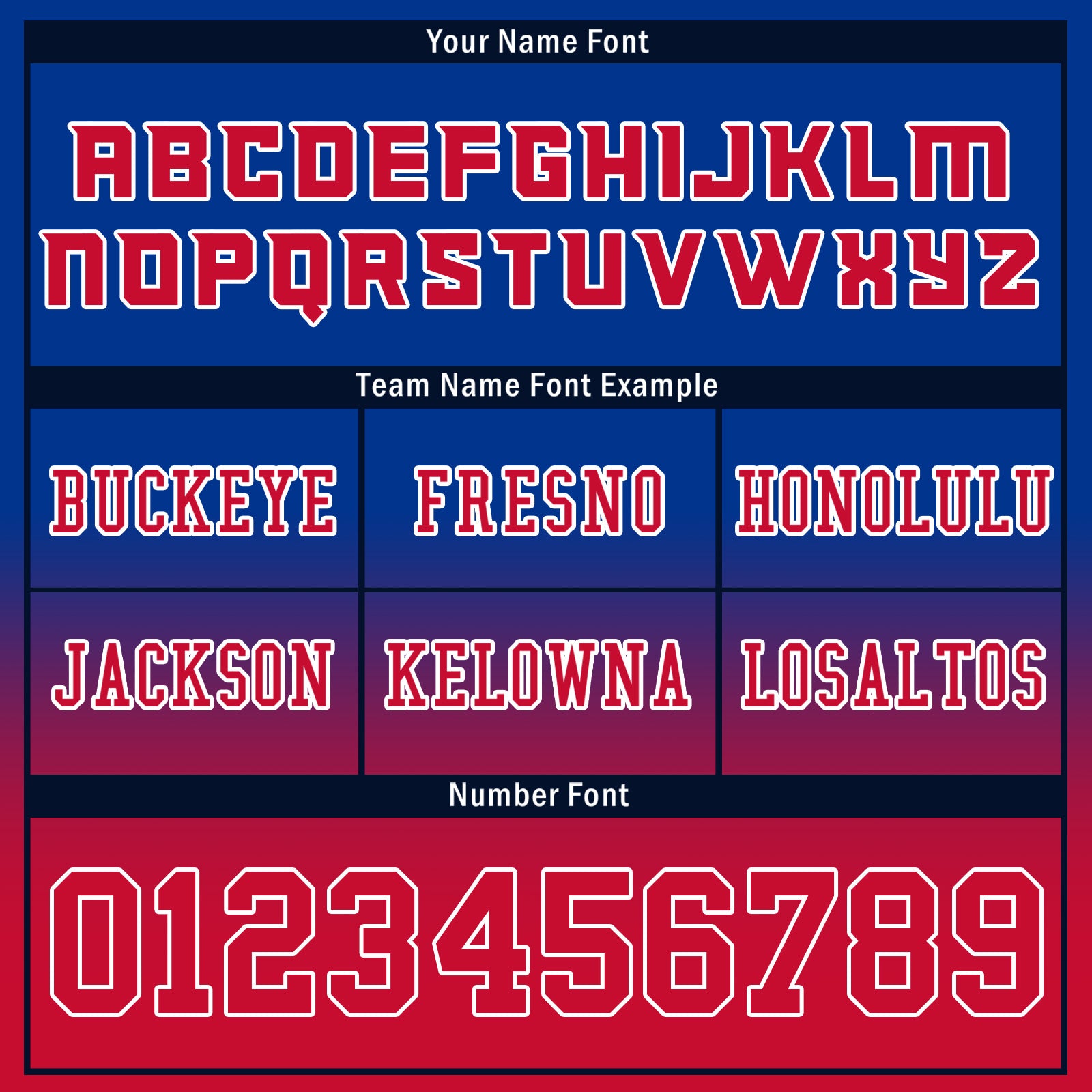Custom Blue Red Fade Buffalo High Performance American Football Jersey FBJ06 D020252 - Perfect for Games, Training & Fan Support