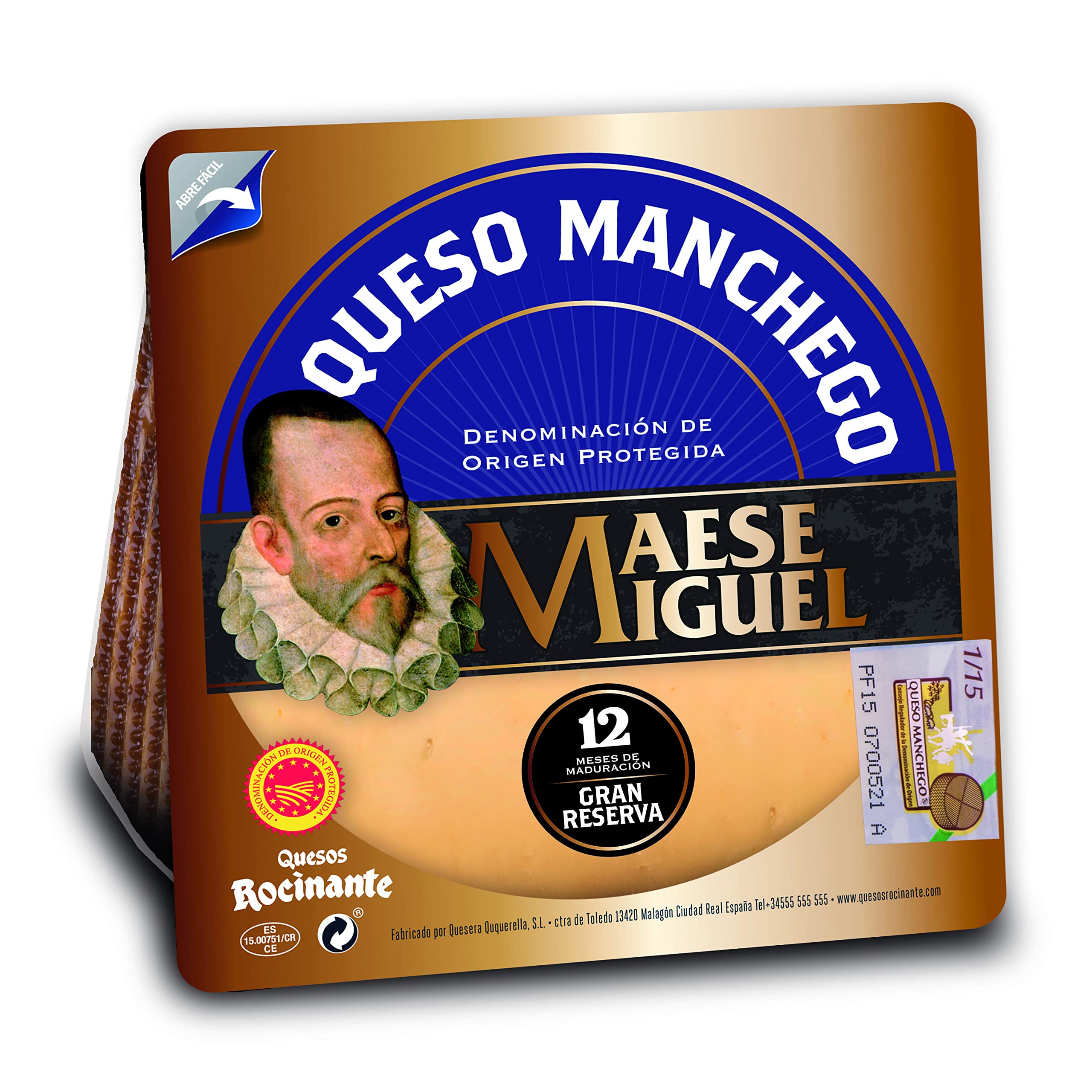 Premium Spanish Manchego Cheese DOP Reserve - Extra Aged 7.5 oz with Artisanal Quince Jelly | Gourmet Cheese Board, Wine Pairing & Tapas Party Essential