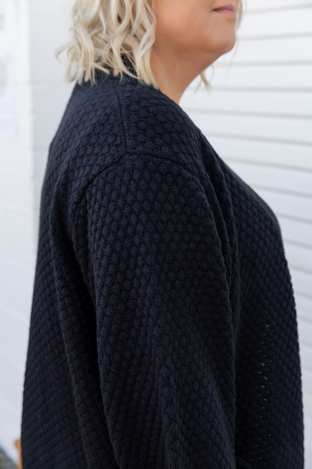 Marbelle Black Knit Cardigan for Women - Cozy Lightweight Sweater for Fall & Winter - Perfect for Office, Travel & Casual Outfits
