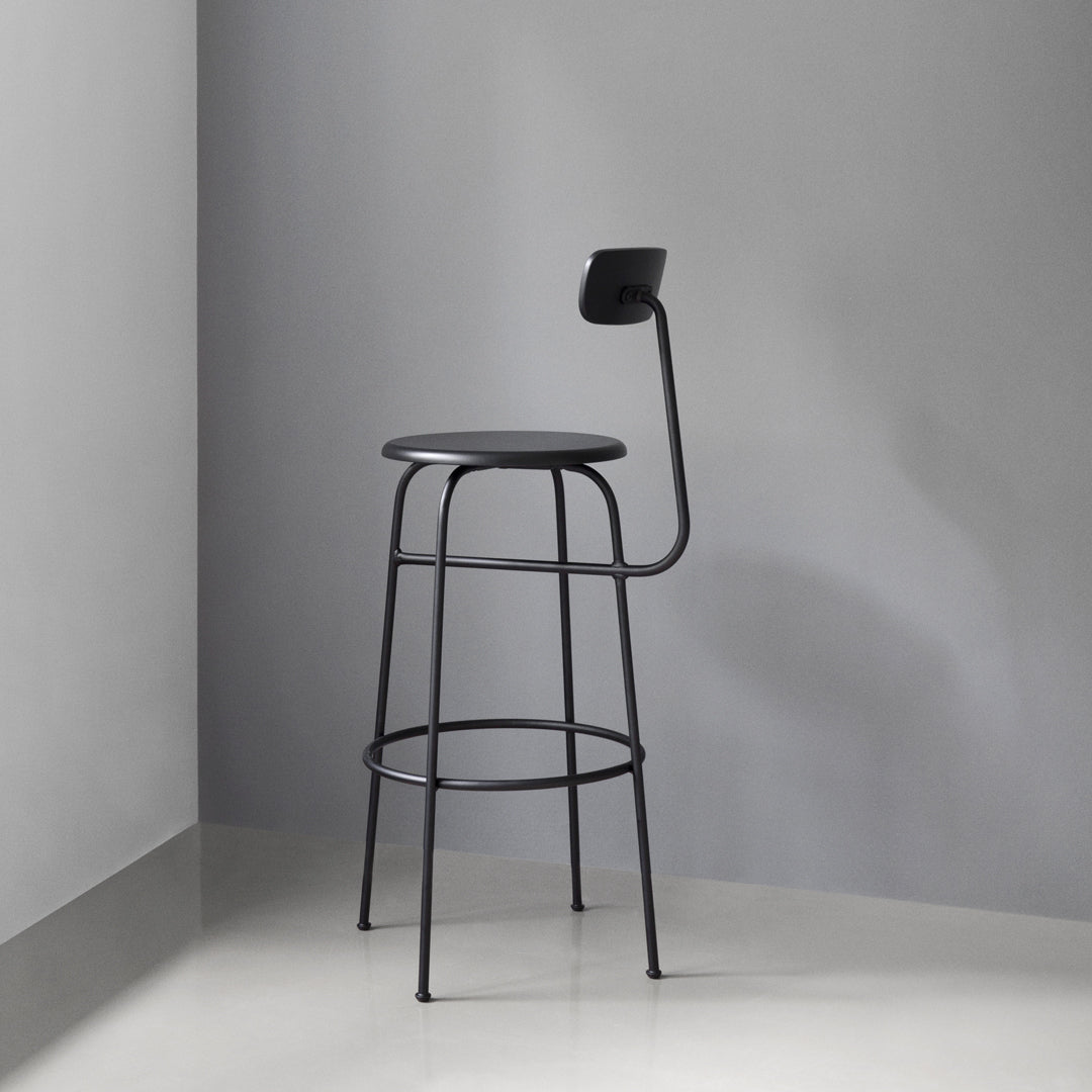 Afteroom Bar Chair - Modern Minimalist Stool for Kitchen Island, Breakfast Nook & Home Bar - Comfortable Counter Height Dining Chair with Sleek Scandinavian Design