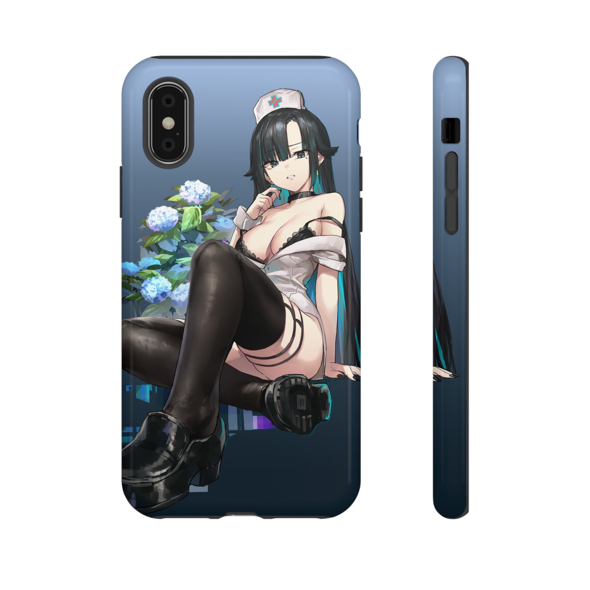 NURSE FLOR Phone Case - Cute Floral Design Protective Cover for iPhone & Samsung | Perfect for Nurses, Healthcare Workers & Floral Lovers
