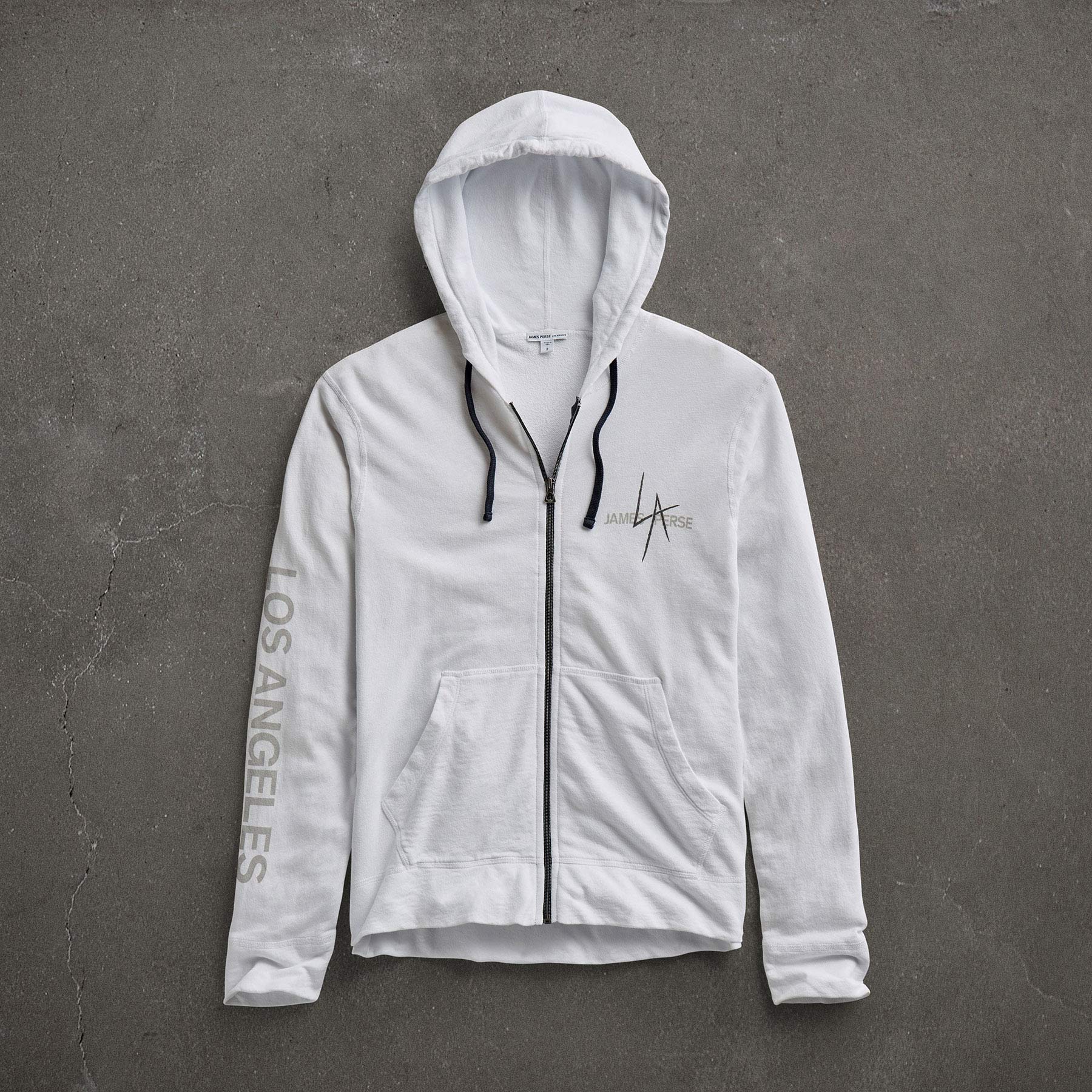 JP x LA Zip Up Hoodie - Stylish White Pullover for Men & Women | Perfect for Streetwear, Casual Outfits & Gym Wear