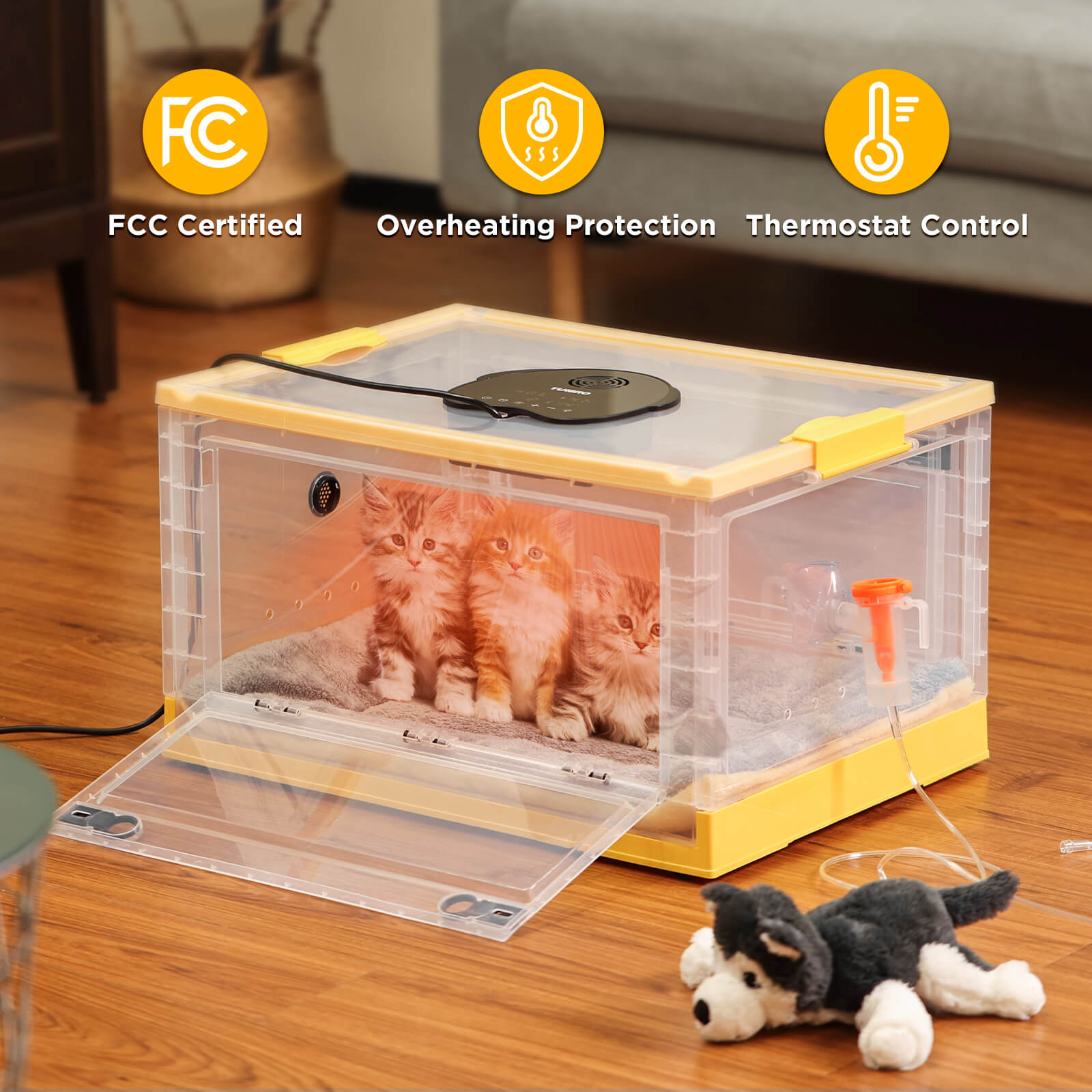 Neighborhood Pet Incubator - European Style Portable Pet Egg Hatcher for Birds & Reptiles | Perfect for Home Breeding, Farm Use & Classroom Science Projects