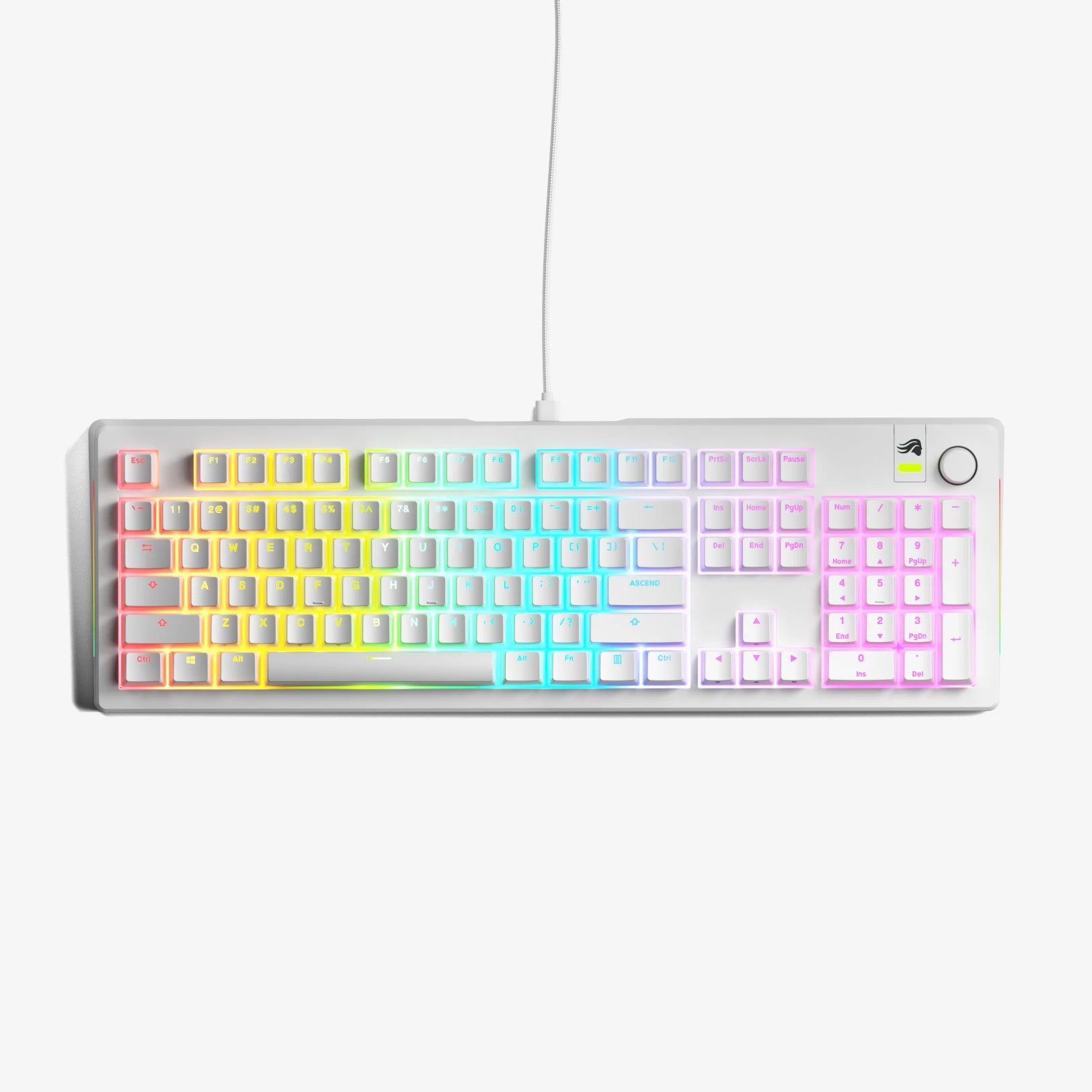 GMMK 3 Prebuilt Mechanical Gaming Keyboard - 96% Compact Layout, Hot-Swappable Switches, RGB Backlit - Perfect for PC Gaming, Office Work & Typing Enthusiasts