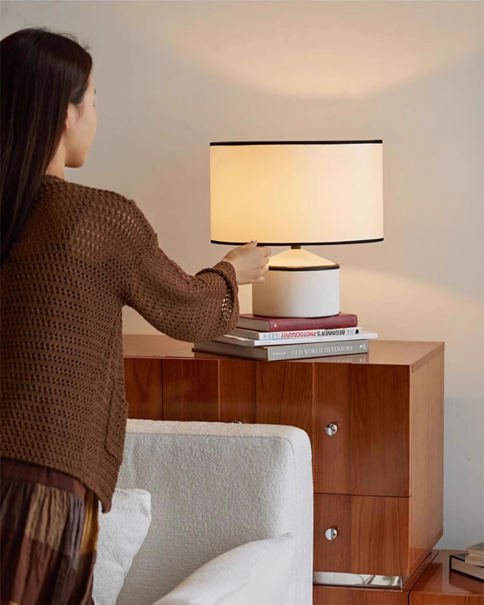 Modern Cyls Table Lamp - Adjustable LED Desk Light with USB Port for Home Office, Bedroom & Study - Perfect for Reading, Working & Nightstand Lighting