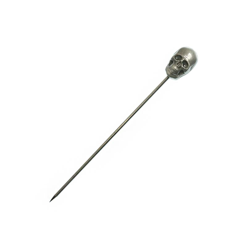 Premium Stainless Steel Skull Cocktail Picks - Elegant Drink Garnish for Cocktail Parties, Home Bars & Special Occasions