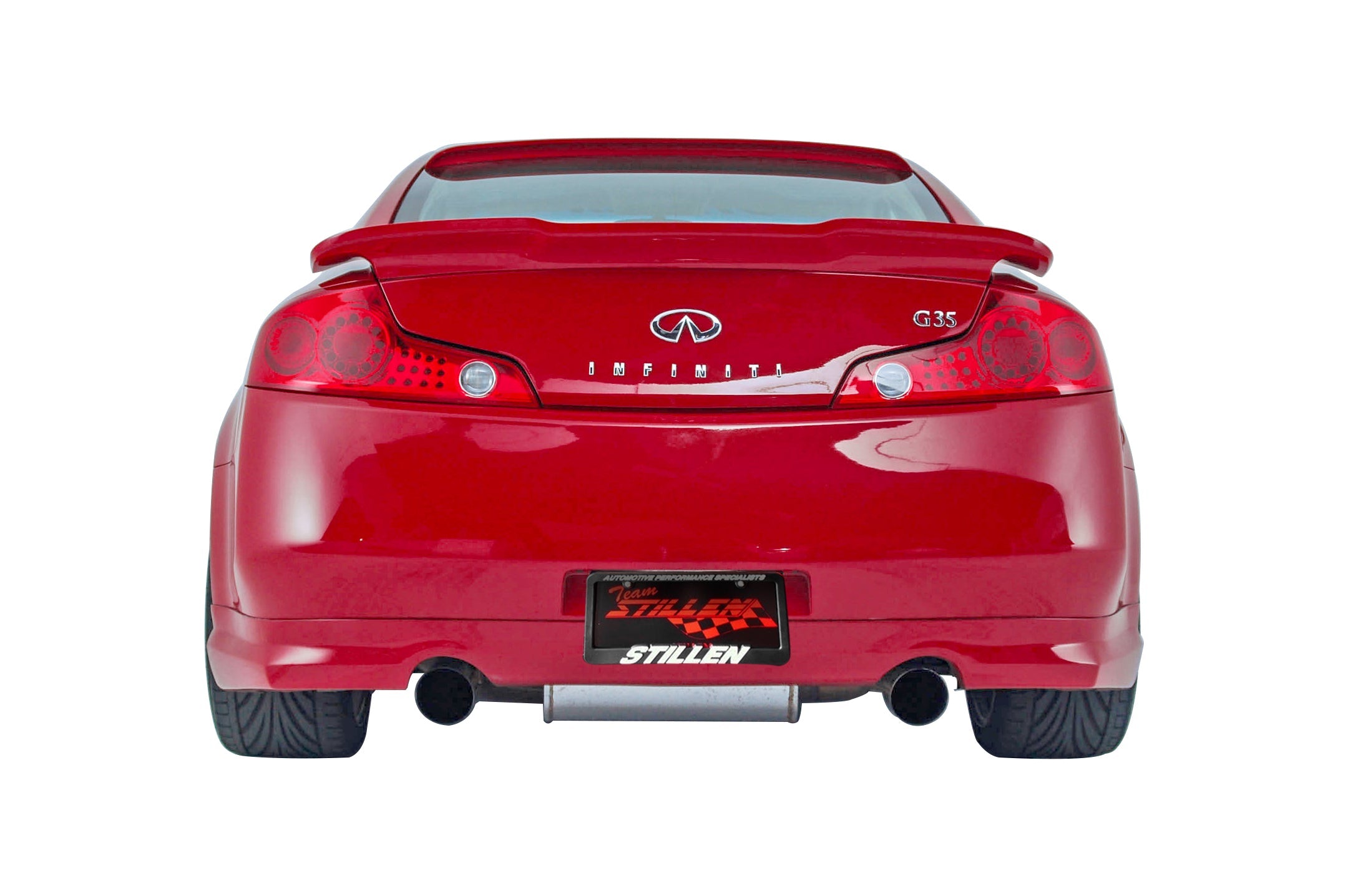 2003-2007 Infiniti G35 Coupe Rear Roof Spoiler - Matte Black Car Wing | Perfect for Sporty Styling & Aerodynamic Enhancement