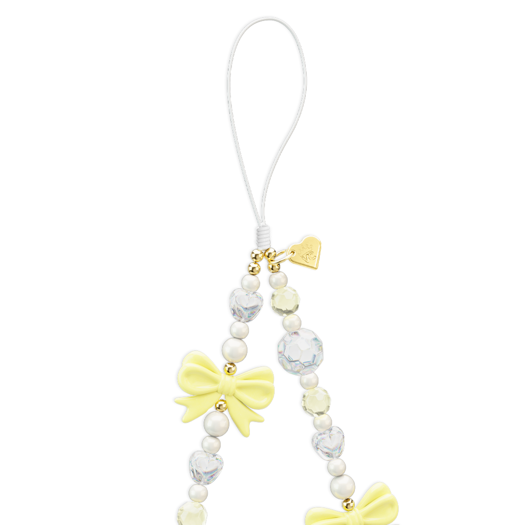 Buttercup Bows Phone Charm - Cute & Stylish Phone Accessories for iPhone & Samsung - Perfect Gift for Girls & Women - Use for Everyday Style, Parties & Selfies