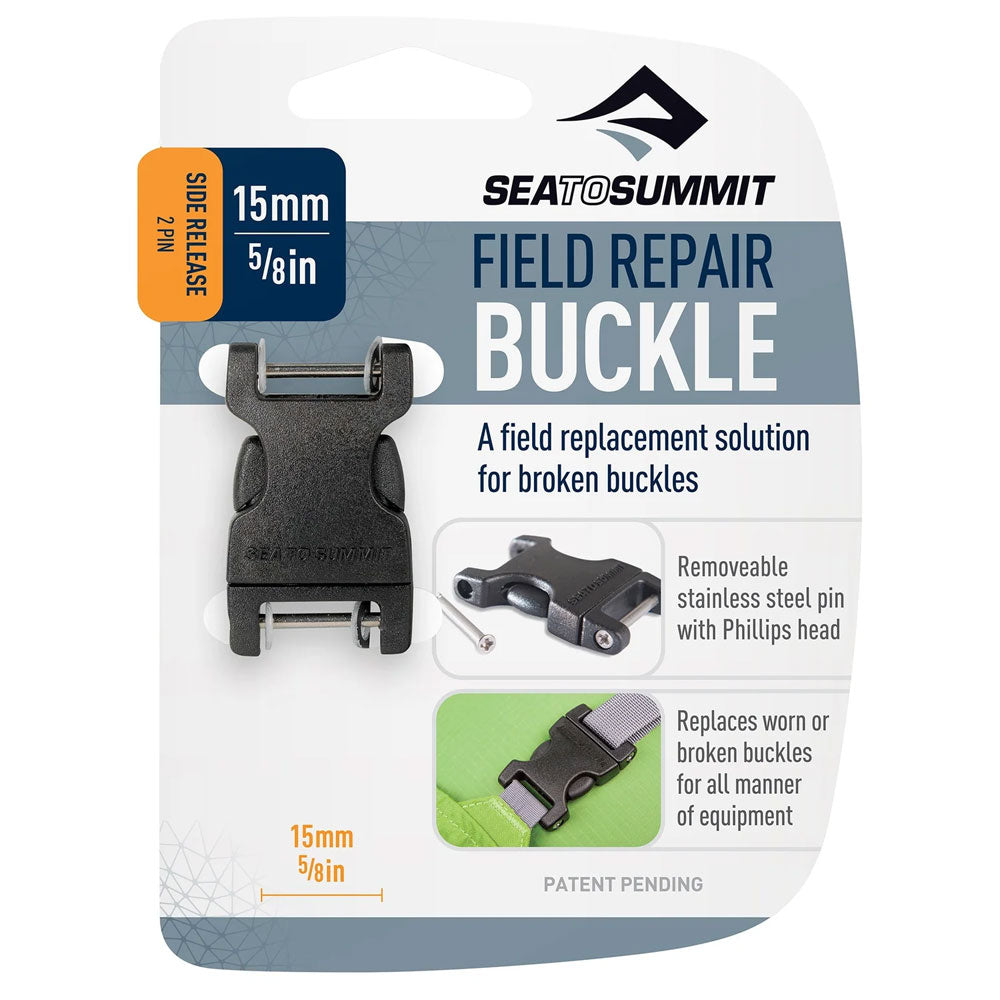 Sea To Summit 15mm & 38mm 2-Pin Repair Buckles - Replacement Parts for Backpacks, Hiking Gear & Outdoor Equipment - Perfect for Camping, Backpacking & Travel Accessories
