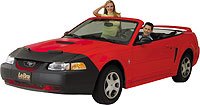 Lebra 2 Piece Front End Car Mask Bra Cover - Universal Fit for Chrysler PT Cruiser (2001-2005) - Black Protective Car Hood & Bumper Cover - Perfect for Road Trips, Car Shows & Weather Protection