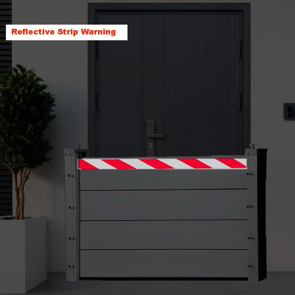 Detachable Reusable Flood Barrier for Garage Doors, Windows & Yards - Water Stopper, Temporary Dams for Flood Protection - Ideal for Storm Season, Basement Flooding & Emergency Preparedness (HXQSL)