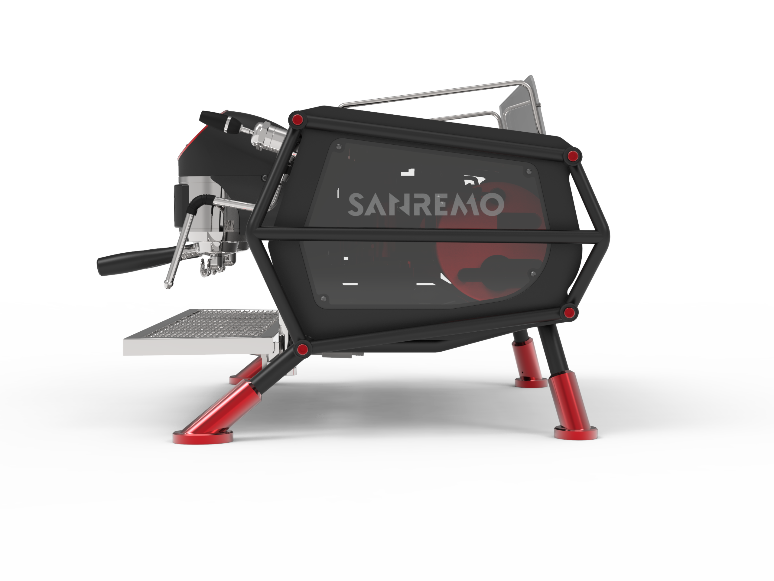 Sanremo Café Racer Naked Espresso Machine 2 Groups - Professional Commercial Coffee Maker for Cafes & Restaurants - Perfect for Specialty Coffee Shops & Baristas