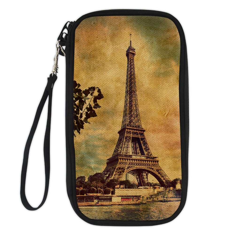 Eiffel Tower RFID Blocking Travel Wallet - Stylish Passport Holder for Men & Women | Perfect for Air Travel, Vacations & International Trips