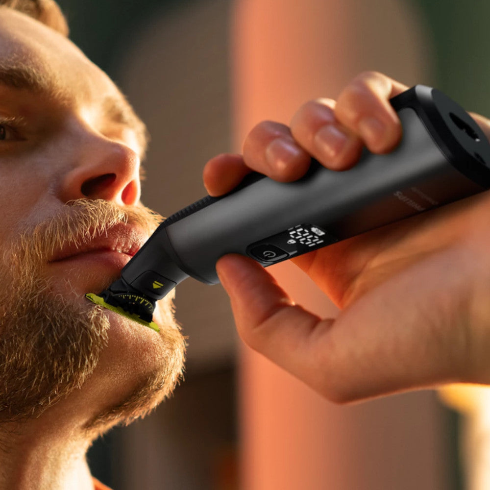 PHILIPS QP6551/15 OneBlade Pro 360 Face & Body Trimmer - Waterproof Multi-Groomer for Men's Shaving, Beard & Body Hair Trimming - Perfect for Travel, Gym & Home Use