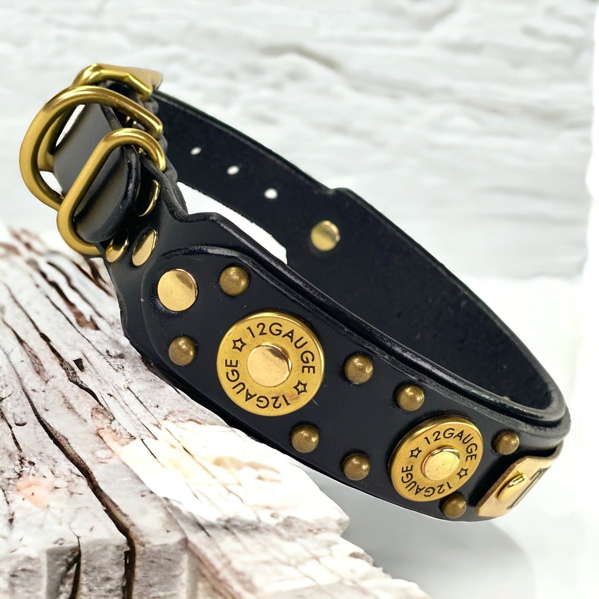 Custom Engraved Leather Dog Collar with Name - Personalized Pet Collar for Small Medium Large Dogs - Durable Adjustable Puppy Collar for Daily Walks, Training & Gifts