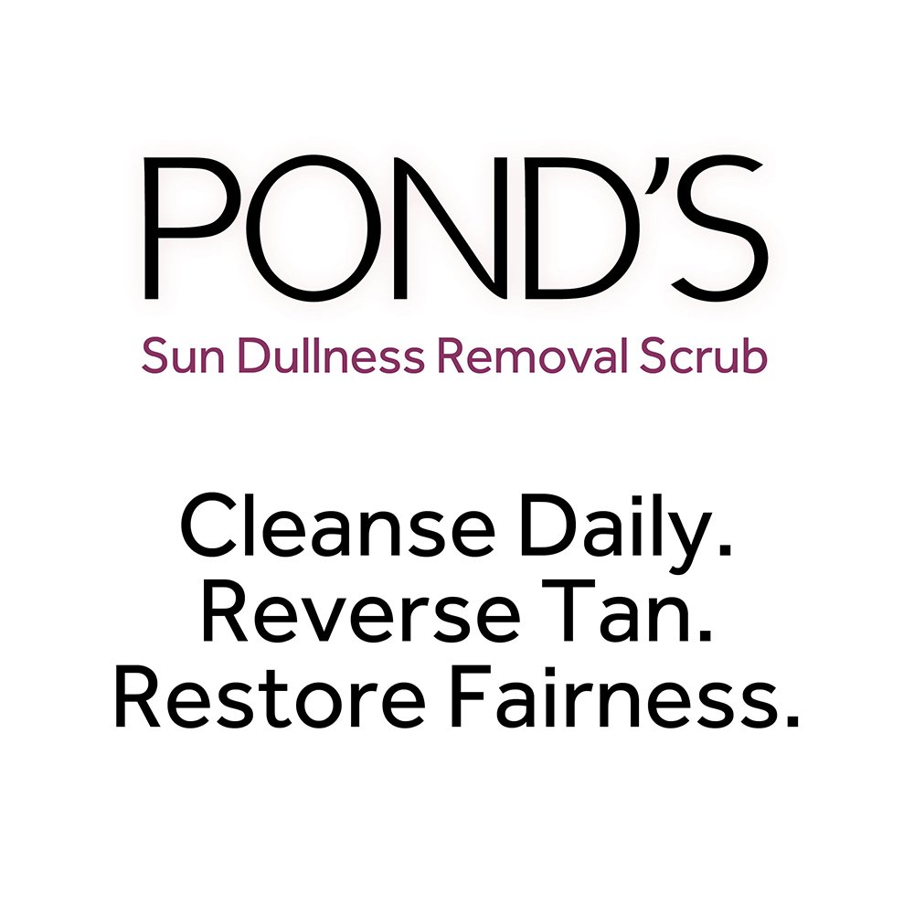 POND'S Bright Beauty Face Scrub - Deep Cleansing & Gentle Exfoliator for Blackhead Removal & Sun Tan - 50g Gel Face Wash for Glowing Skin - Perfect for Daily Skincare & Post-Sun Care Routine