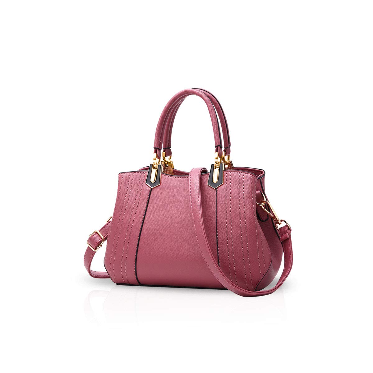 NICOLE&DORIS Women's PU Leather Handbags - Stylish Shoulder Bag, Crossbody Purse & Tote Satchel for Work, Travel & Everyday Use