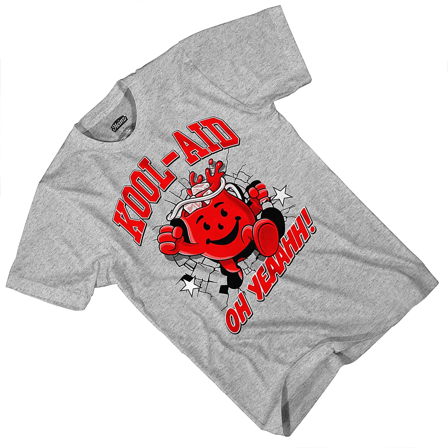 Kool-Aid Men's 'Oh Yeah' Graphic T-Shirt - Fun Drink Mix Inspired Casual Tee for Parties, Gifts & Pop Culture Fans