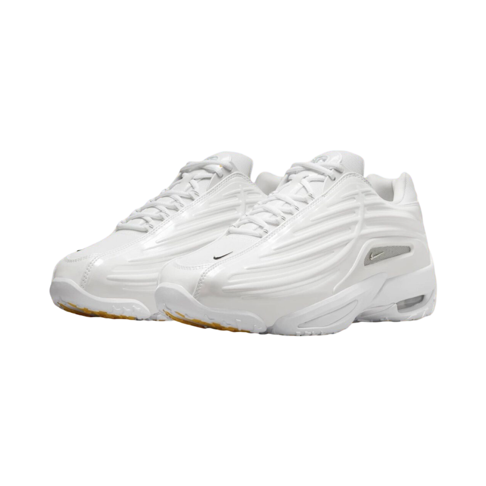 Nike Hot Step 2 Drake NOCTA Sneakers - White Chrome & University Gold Colorway | Limited Edition Basketball Shoes for Men | Perfect for Streetwear & Urban Fashion