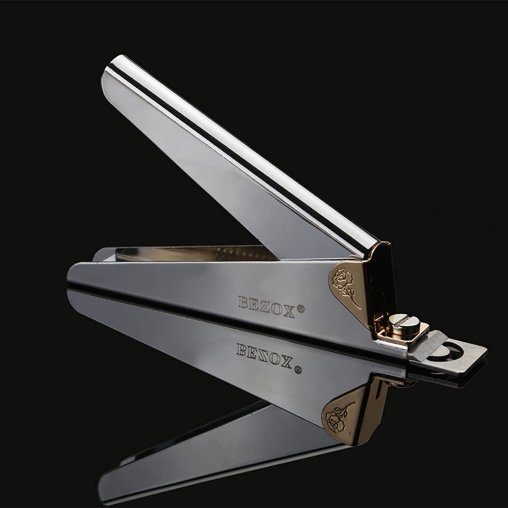 BEZOX Professional Acrylic Nail Clippers - Sharp False Nail Tip Cutters & Fake Nail Trimmers for Manicure & Nail Art | Perfect for Salon, Home Use & DIY Nail Designs
