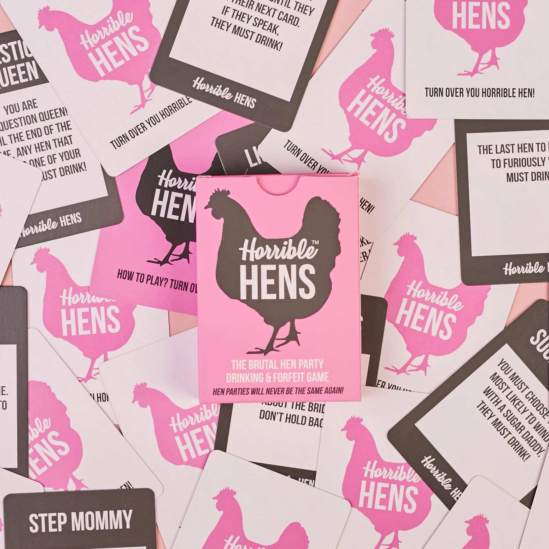 Horrible Hens - Ultimate Hen Party Game with Forfeit Dares | Fun Bachelorette Party Challenge for Bridal Showers & Girls Night Out
