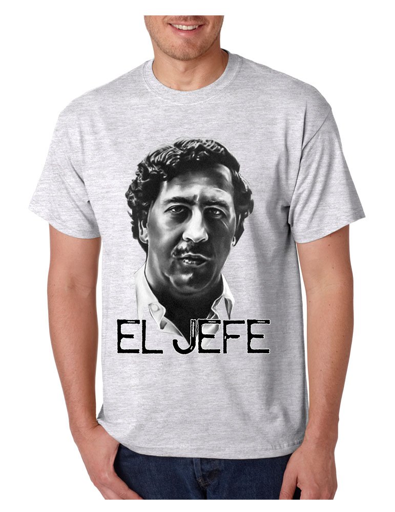 Pablo Escobar Face Men's Graphic T-Shirt - Cool & Trendy Cotton Tee for Casual Wear, Street Style & Gifts