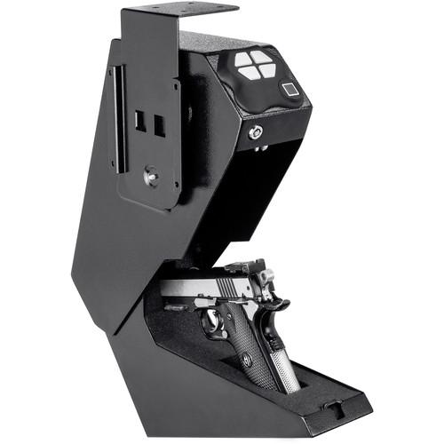 Barska AX13092 Pistol Safe with Biometric Fingerprint & Keypad Entry - Secure Handgun Storage for Home, Office, or Travel Use
