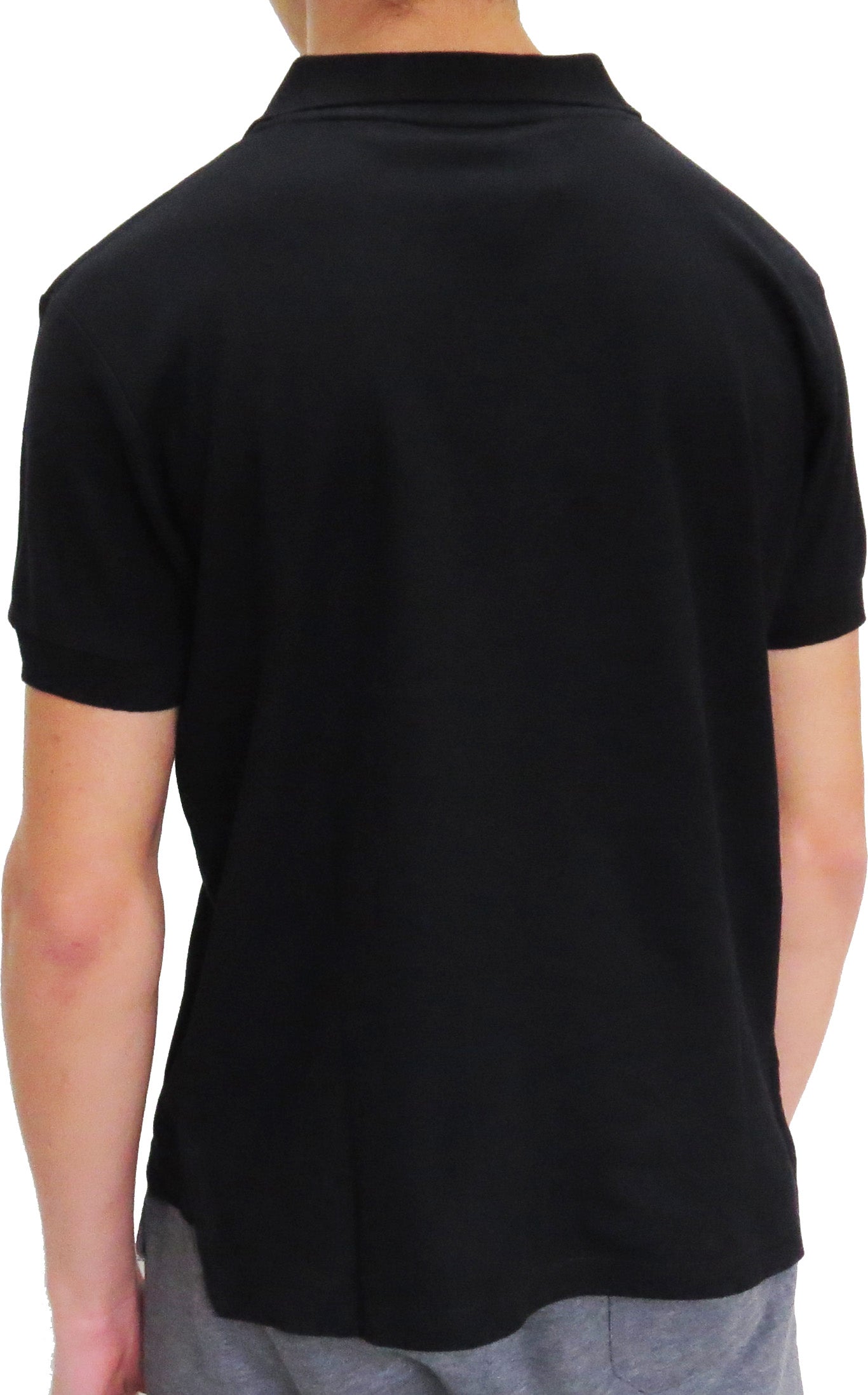 Men's Enfari Short Sleeve Basic Pique Polo Shirt - Comfortable Casual Wear for Work, Golf & Everyday Outfits
