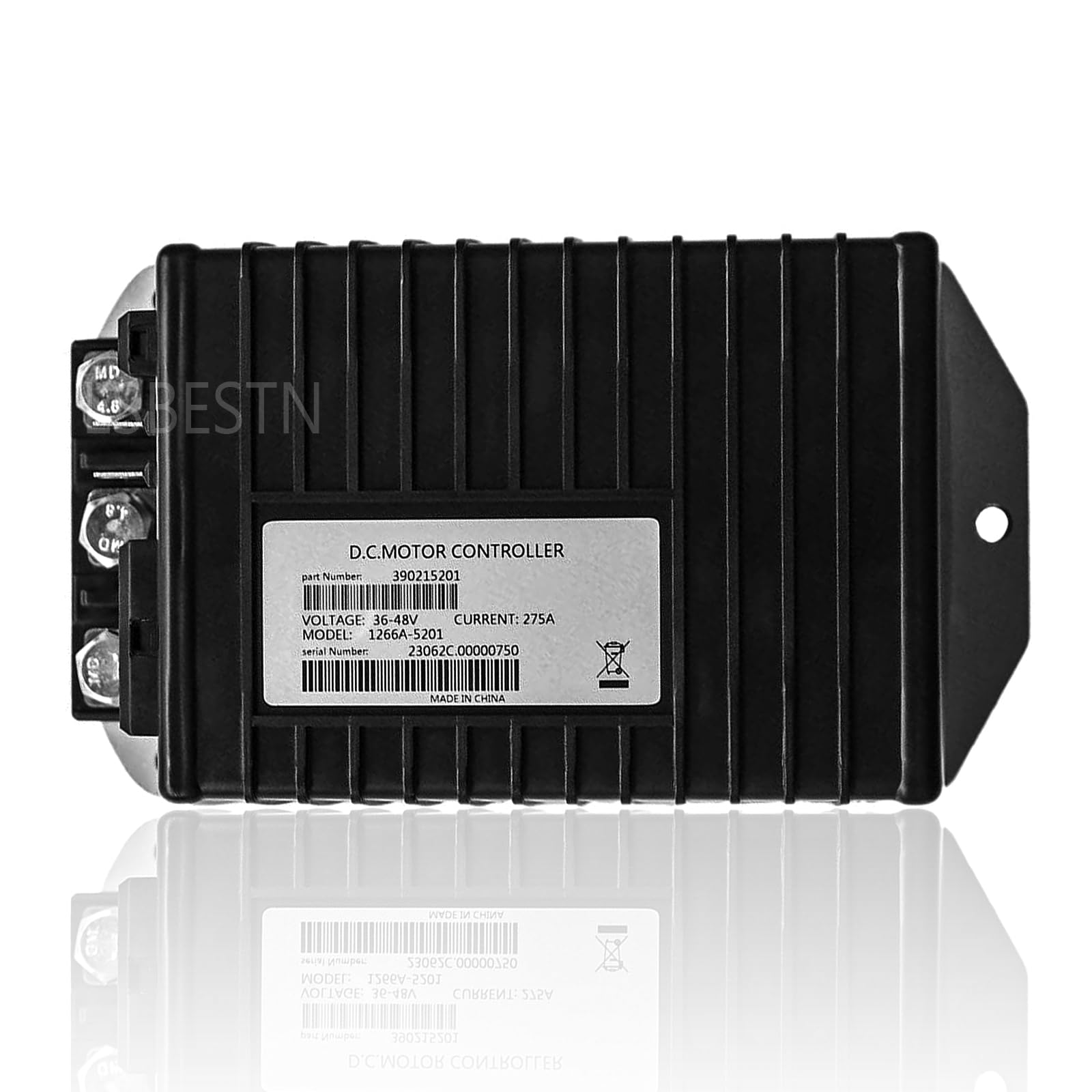 48V 275A DC Motor Controller Replacement for JW2-H6510-21 390215201 1266A-5201 - Golf Cart Electric Vehicle Parts - Perfect for EZGO, Club Car & Yamaha Golf Carts (No Connection Line) - Upgrade Your Golf Cart Performance