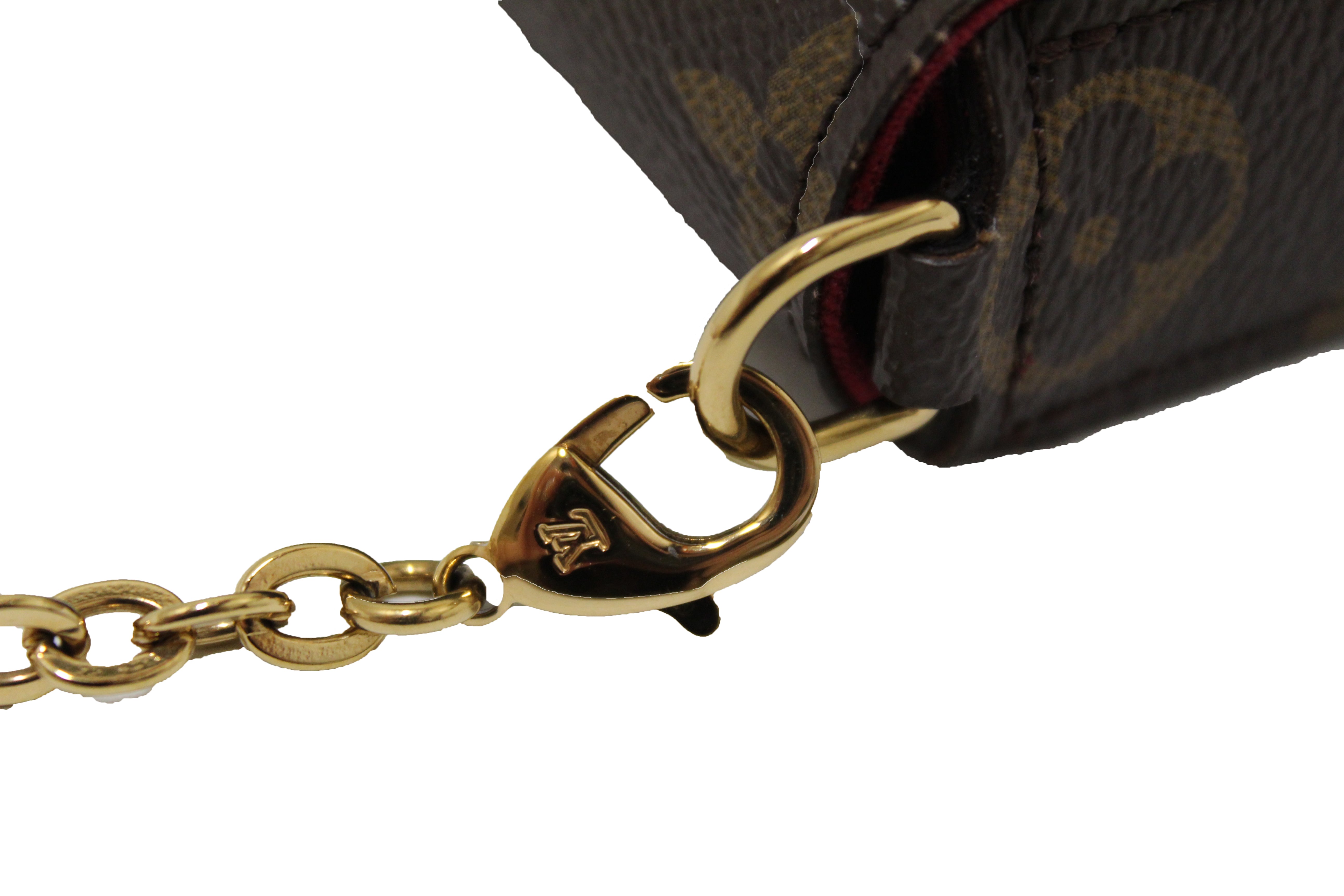 Authentic Louis Vuitton Monogram Felicie Pochette Crossbody Bag - Luxury Designer Wallet on Chain for Women, Perfect for Evening Parties & Daily Use