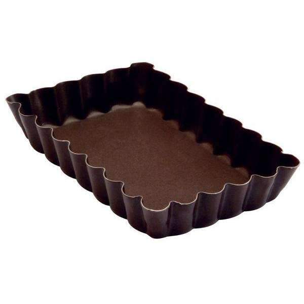 Non-Stick Rectangular Fluted Tartlet Molds - Premium Baking Pans for Perfect Mini Tarts, Quiches & Desserts - Ideal for Home Bakers, Pastry Chefs & Holiday Baking