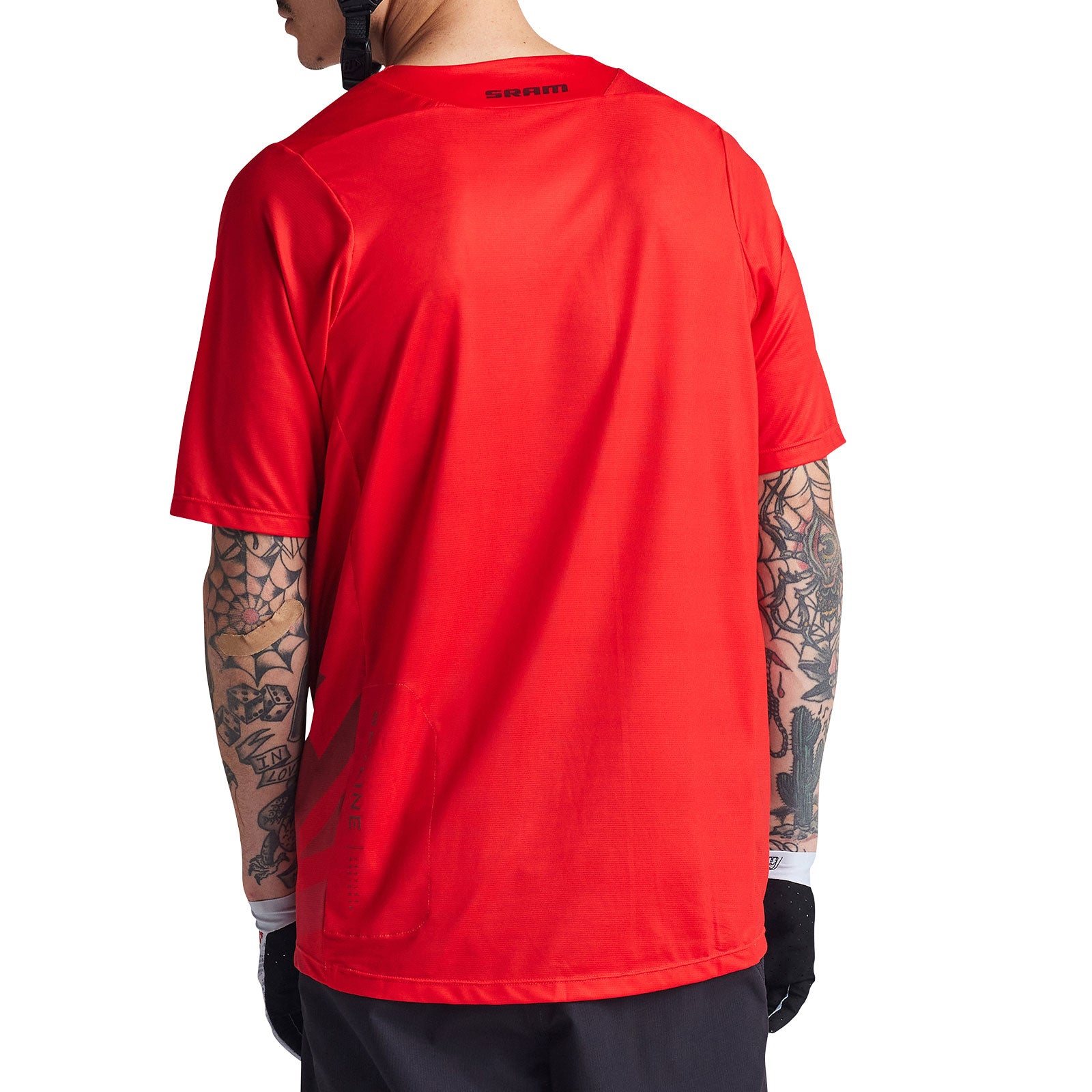 SRAM Eagle One Skyline SS Jersey - Fiery Red MTB Cycling Shirt for Mountain Biking & Trail Riding
