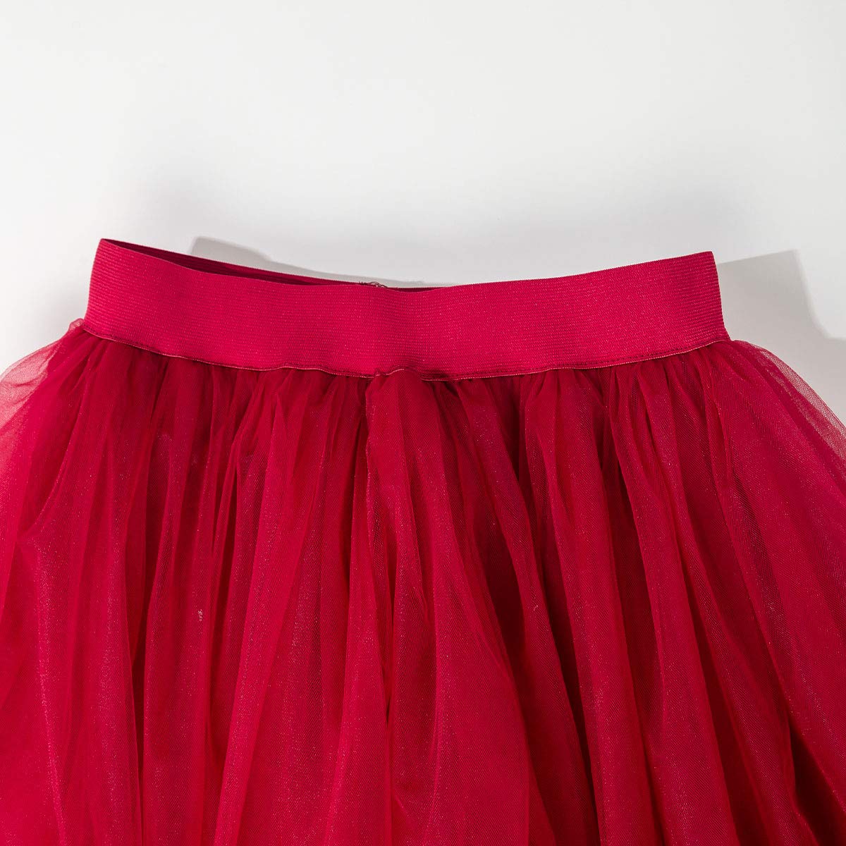 FEOYA Women's 5-Layer Tulle Tutu Skirt Knee-Length A-Line Pleated Princess Party Skirt for Prom, Wedding, Evening Gown & Special Occasions - Perfect for Dance Recitals, Photo Shoots & Birthday Celebrations