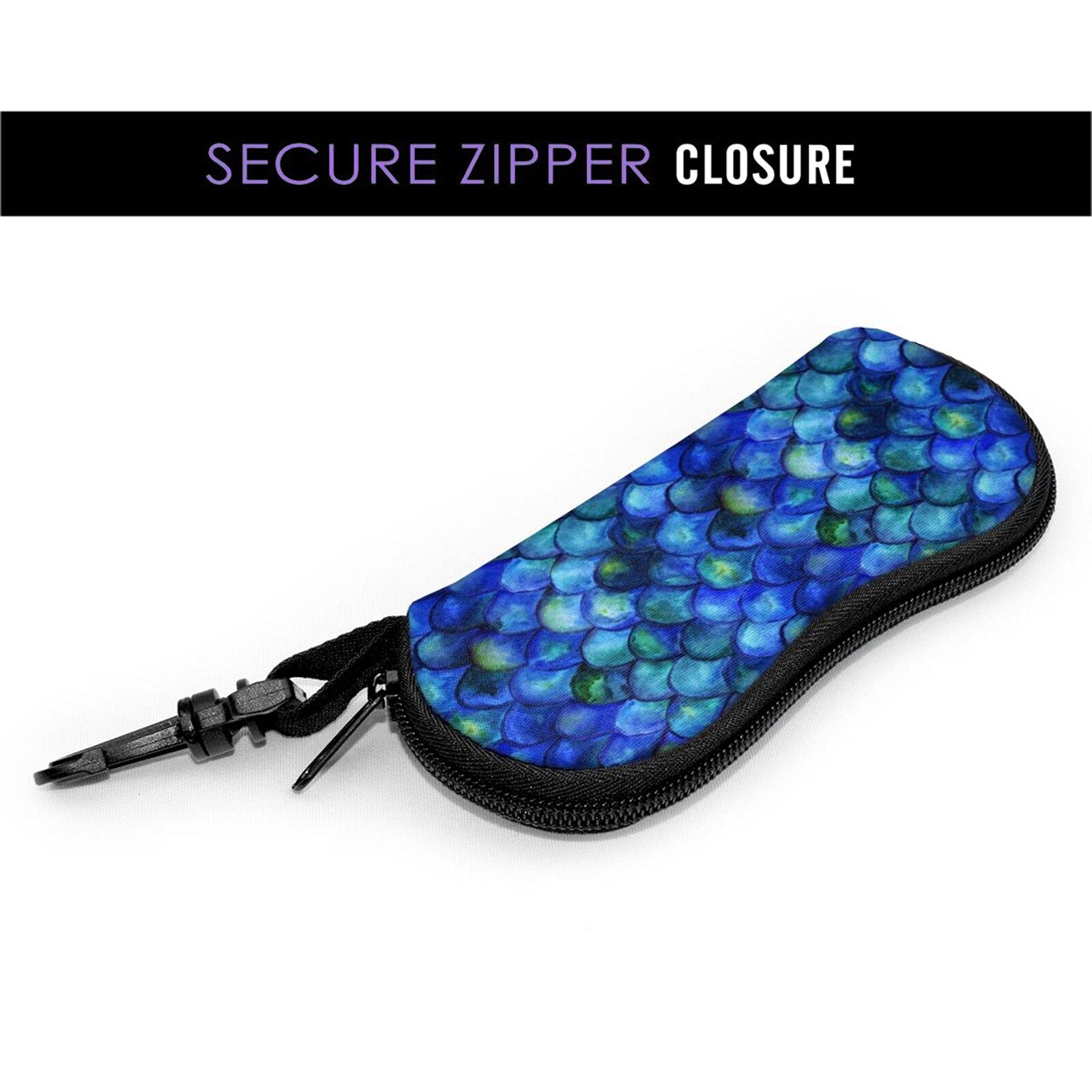 Stylish Soft Sunglasses Case with Belt Clip - Portable Travel Eyeglass Pouch for Women & Men - Perfect for Outdoor Activities, Travel, and Daily Protection