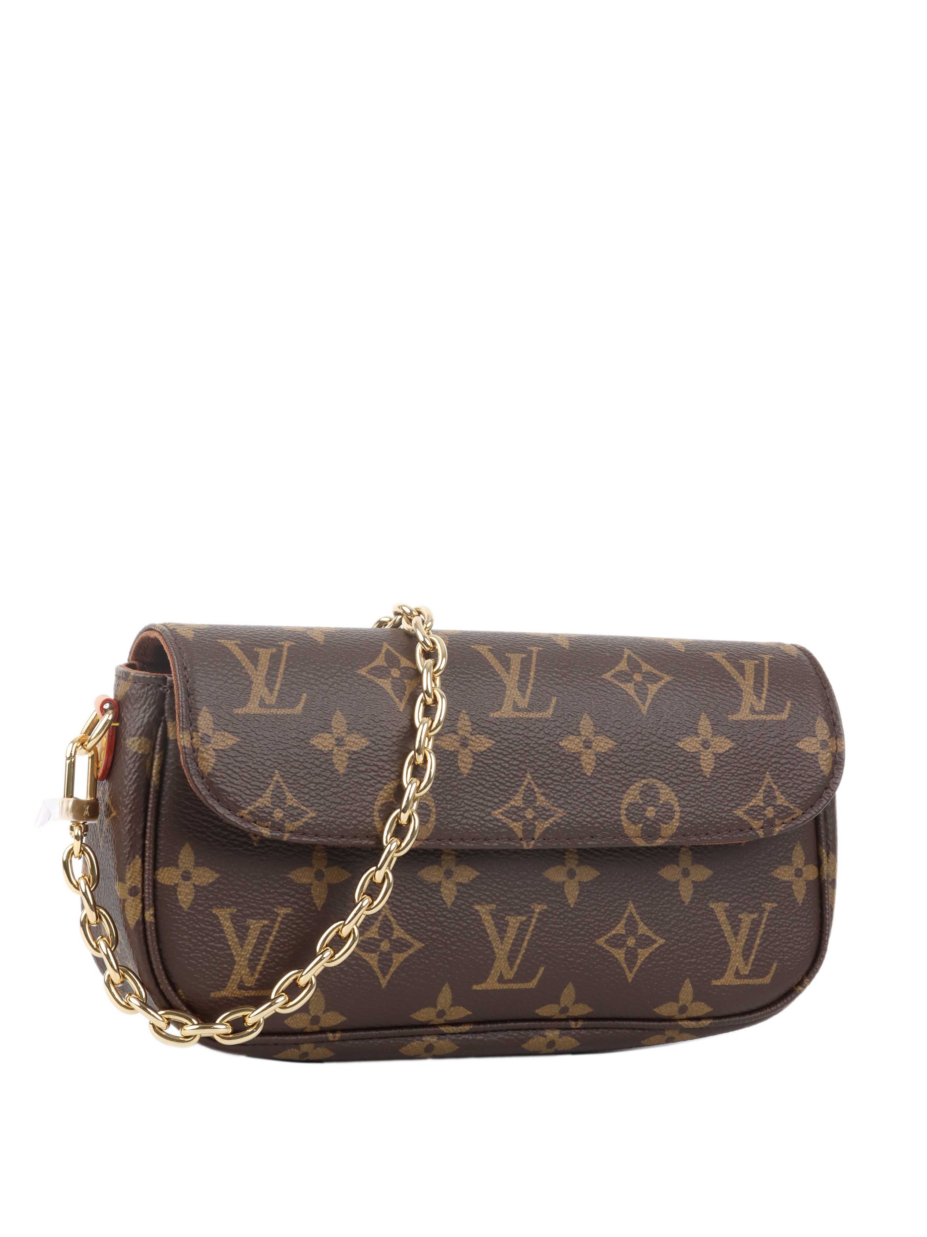 Louis Vuitton Ivy Wallet on Chain Crossbody Bag - Luxury Designer Wallet with Chain for Women | Perfect for Parties, Date Nights & Everyday Use
